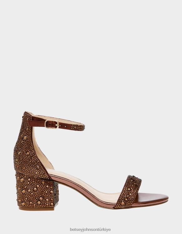 mari kahverengi N26HX156 kadınlar Betsey Johnson ayakkabı