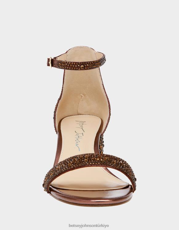 mari kahverengi N26HX156 kadınlar Betsey Johnson ayakkabı