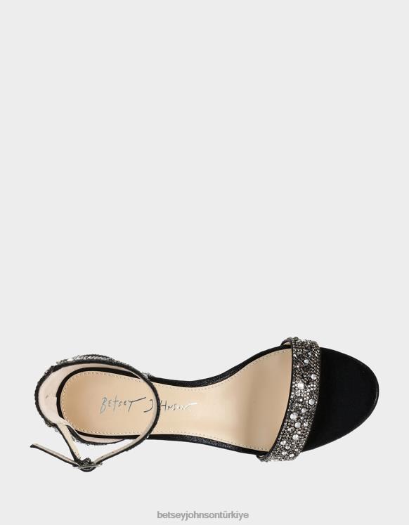 mari siyah N26HX172 kadınlar Betsey Johnson ayakkabı