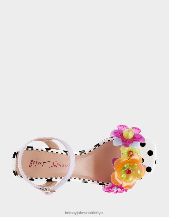 nokta leylak N26HX74 kadınlar Betsey Johnson ayakkabı