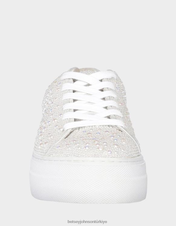 Sidny fildişi N26HX3 kadınlar Betsey Johnson ayakkabı