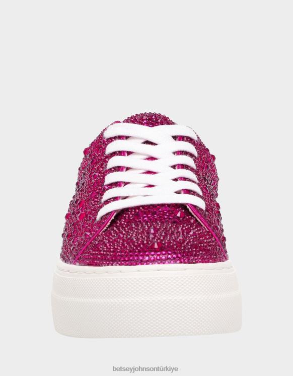 Sidny fuşya N26HX40 kadınlar Betsey Johnson ayakkabı