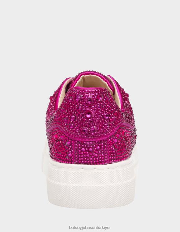 Sidny fuşya N26HX40 kadınlar Betsey Johnson ayakkabı