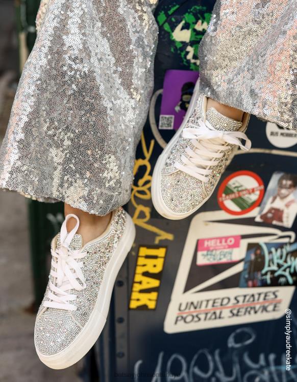 Sidny rhinestones N26HX1 kadınlar Betsey Johnson ayakkabı