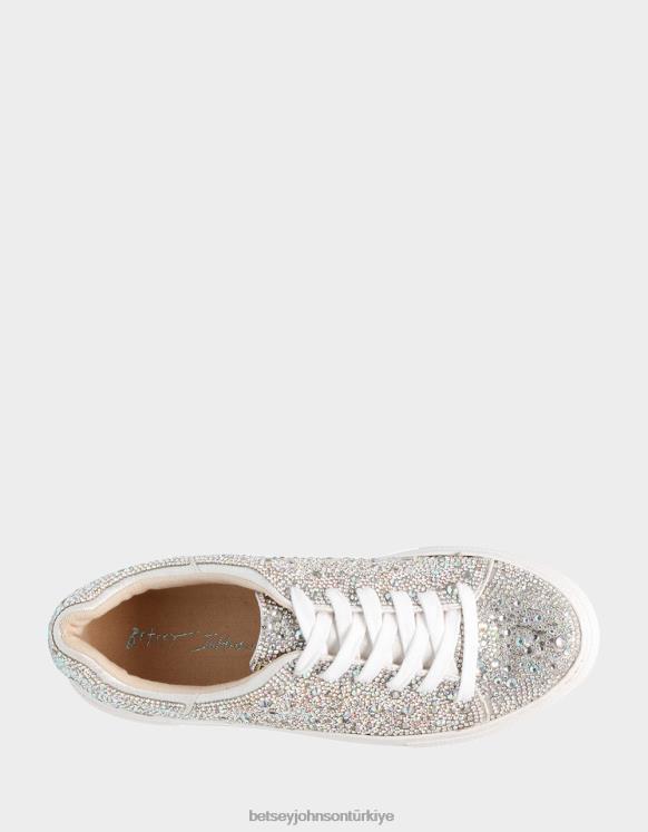 Sidny rhinestones N26HX1 kadınlar Betsey Johnson ayakkabı