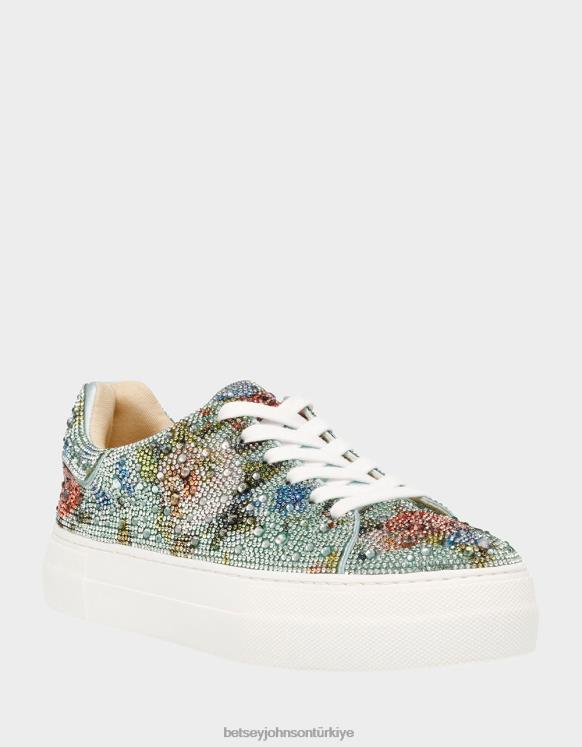 Sidny yeşil çoklu N26HX47 kadınlar Betsey Johnson ayakkabı