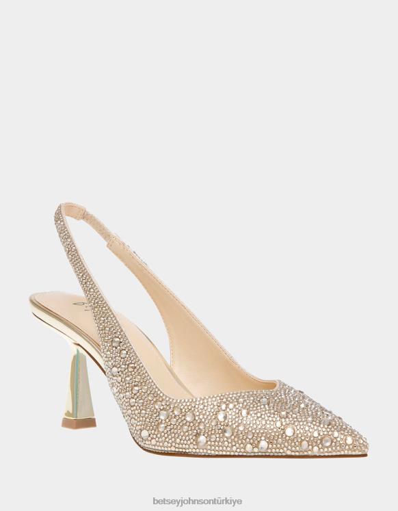 Clark altın N26HX93 kadınlar Betsey Johnson ayakkabı