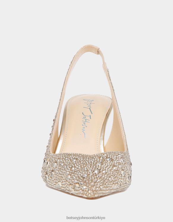 Clark altın N26HX93 kadınlar Betsey Johnson ayakkabı