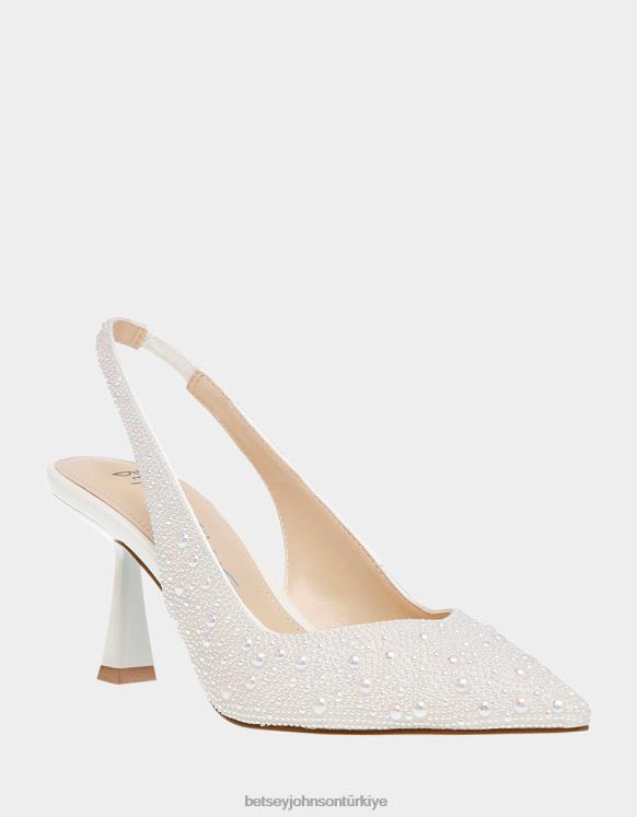 Clark fildişi N26HX75 kadınlar Betsey Johnson ayakkabı