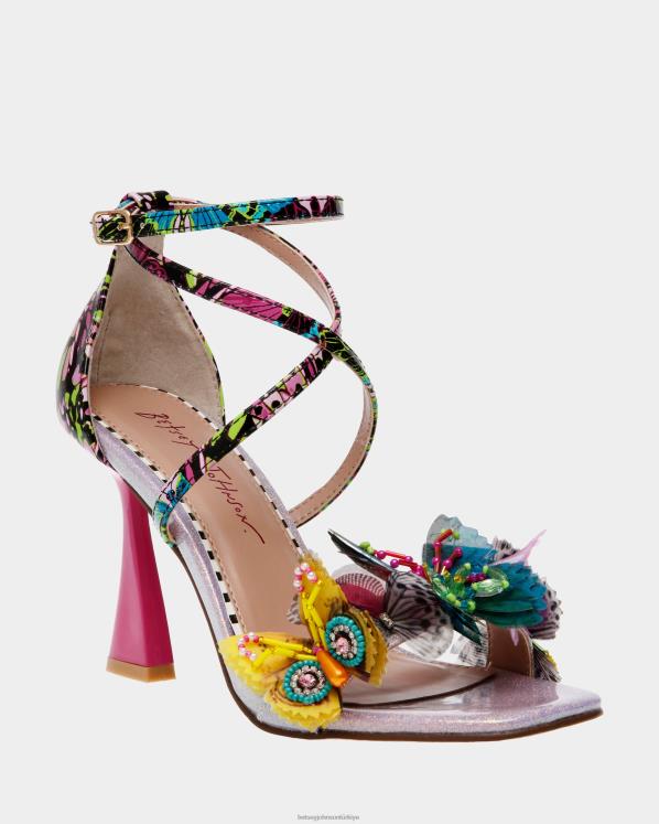 Everlee leylak N26HX65 kadınlar Betsey Johnson ayakkabı
