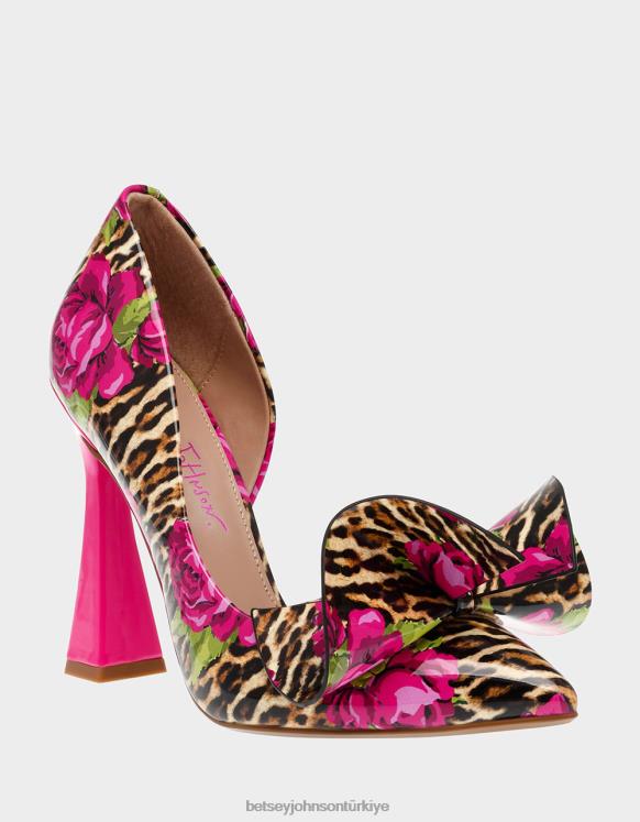 asil-p leopar çok N26HX87 kadınlar Betsey Johnson ayakkabı
