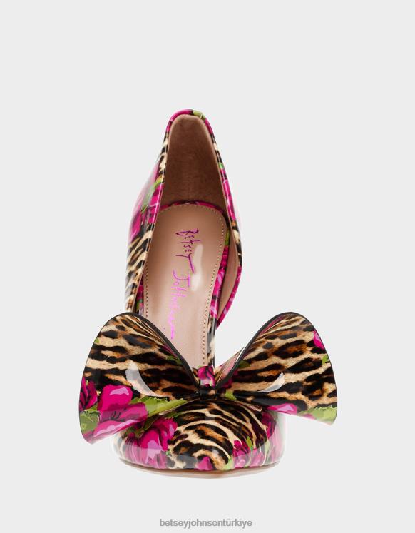 asil-p leopar çok N26HX87 kadınlar Betsey Johnson ayakkabı
