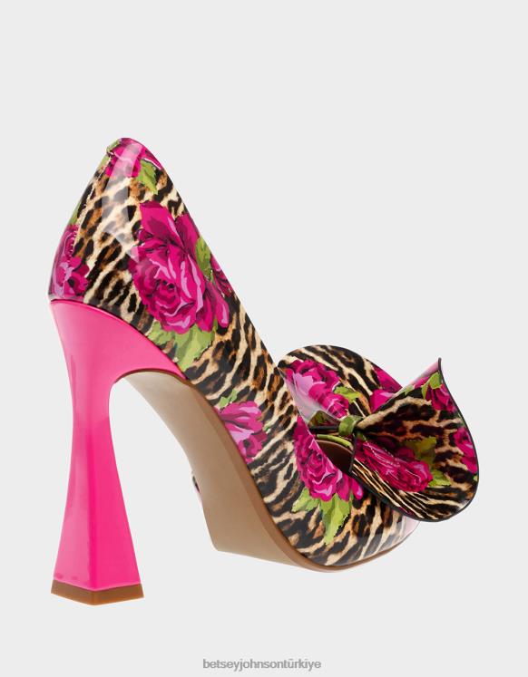 asil-p leopar çok N26HX87 kadınlar Betsey Johnson ayakkabı