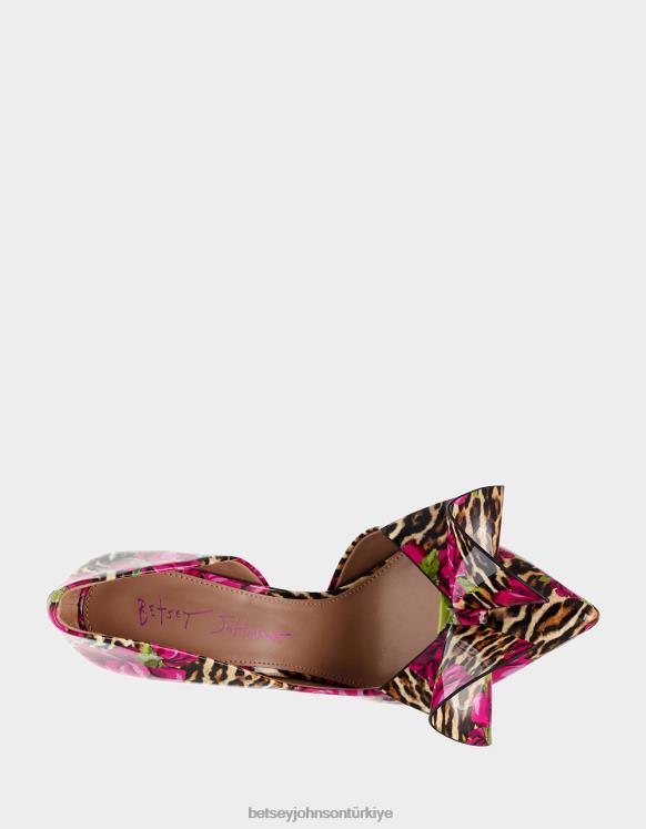 asil-p leopar çok N26HX87 kadınlar Betsey Johnson ayakkabı