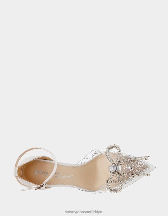 canım beyaz N26HX83 kadınlar Betsey Johnson ayakkabı