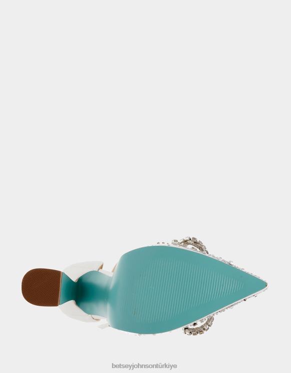 canım beyaz N26HX83 kadınlar Betsey Johnson ayakkabı