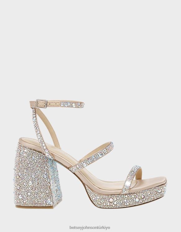 denni rhinestones N26HX20 kadınlar Betsey Johnson ayakkabı