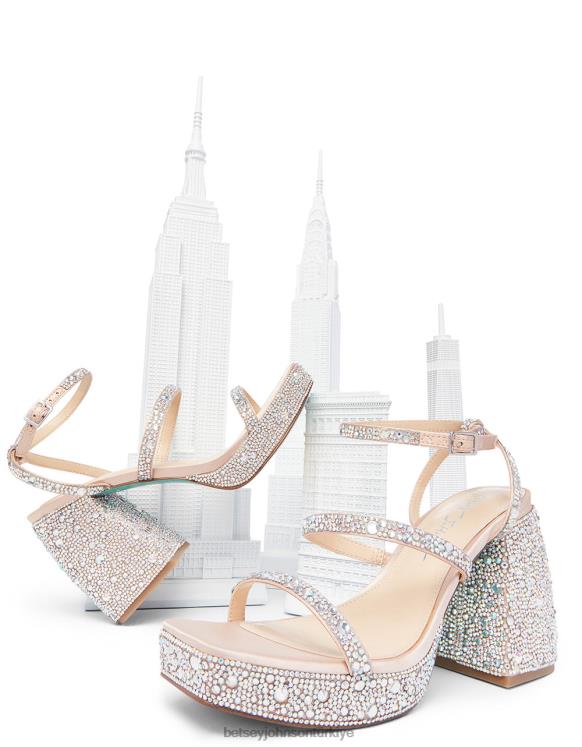 denni rhinestones N26HX20 kadınlar Betsey Johnson ayakkabı