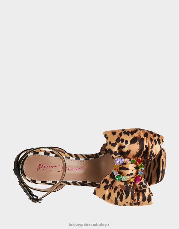 kirpi leopar çok N26HX49 kadınlar Betsey Johnson ayakkabı