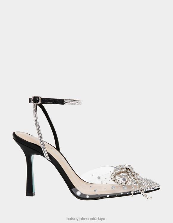 rüya siyah N26HX119 kadınlar Betsey Johnson ayakkabı