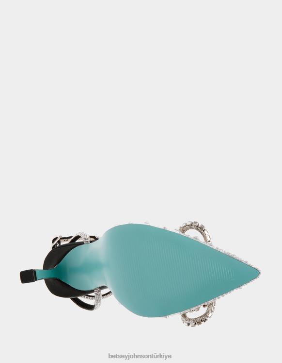 rüya siyah N26HX119 kadınlar Betsey Johnson ayakkabı