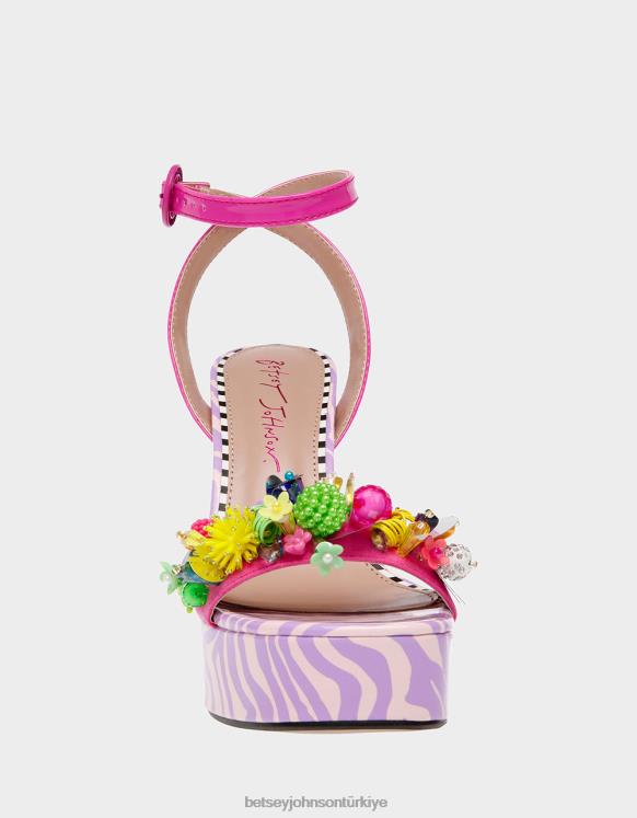Ürdün pembe çok N26HX82 kadınlar Betsey Johnson ayakkabı
