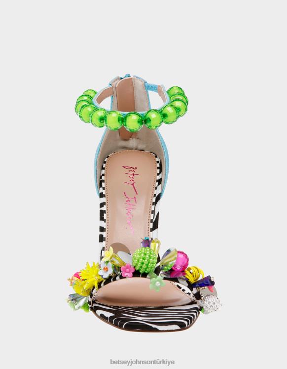 salak mavi çok N26HX111 kadınlar Betsey Johnson ayakkabı