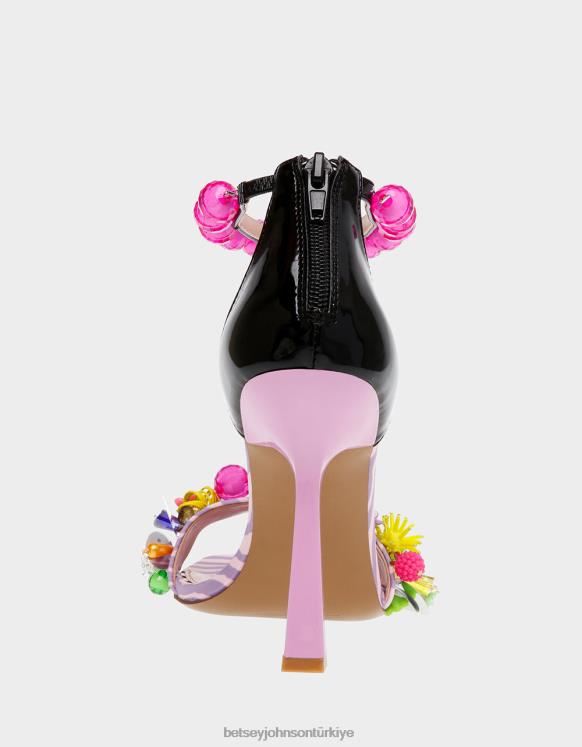 salak pembe çok N26HX98 kadınlar Betsey Johnson ayakkabı
