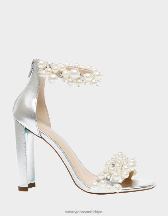 sb-fay gümüş N26HX17 kadınlar Betsey Johnson ayakkabı