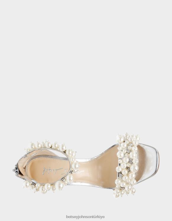 sb-fay gümüş N26HX17 kadınlar Betsey Johnson ayakkabı