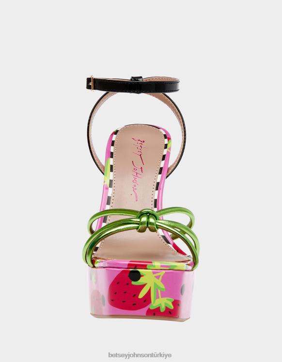 tiki çok N26HX139 kadınlar Betsey Johnson ayakkabı