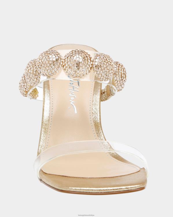truva altın N26HX141 kadınlar Betsey Johnson ayakkabı