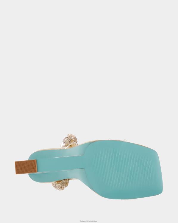 truva altın N26HX141 kadınlar Betsey Johnson ayakkabı