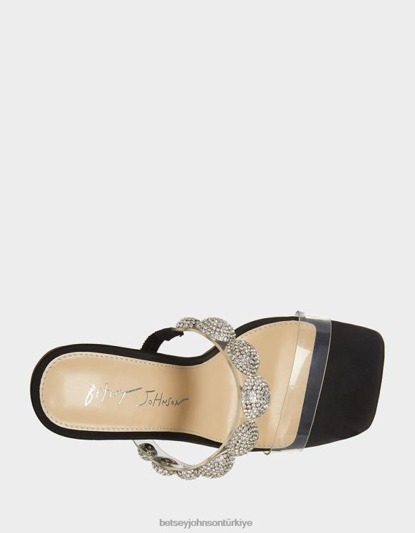 truva siyah N26HX163 kadınlar Betsey Johnson ayakkabı