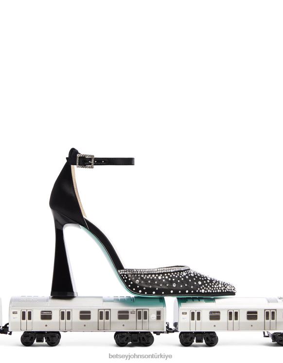 viyola siyah N26HX166 kadınlar Betsey Johnson ayakkabı