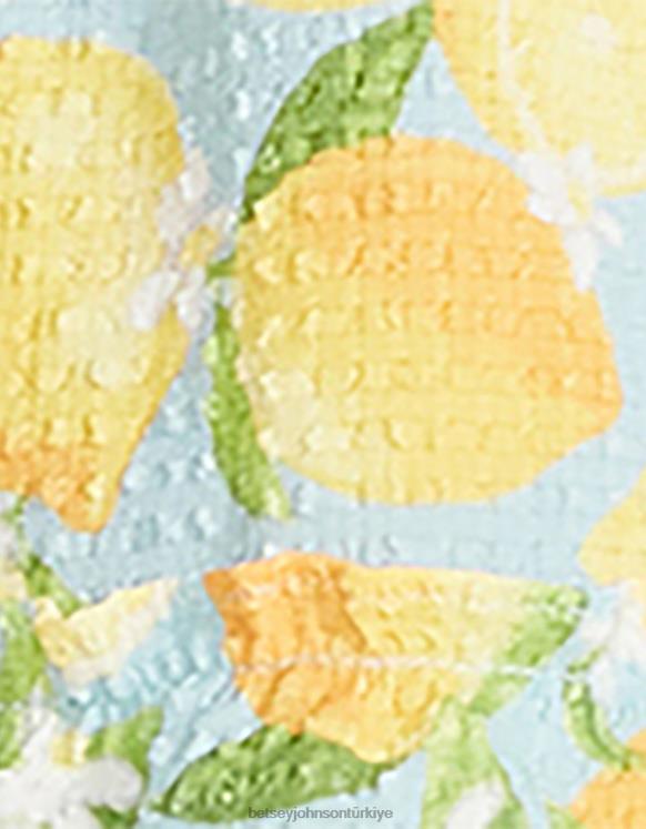 haley mini elbise mavi N26HX283 kadınlar Betsey Johnson Giyim